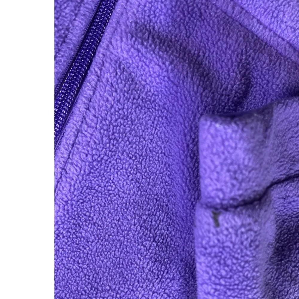 Columbia Youth XS Fleece Jacket Purple Full‎ Zip Lightweight Kids Coat